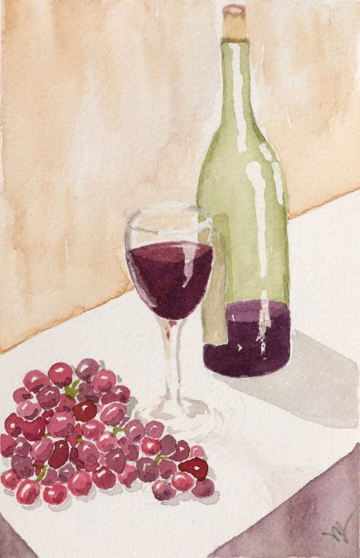 Red Grapes and Wine